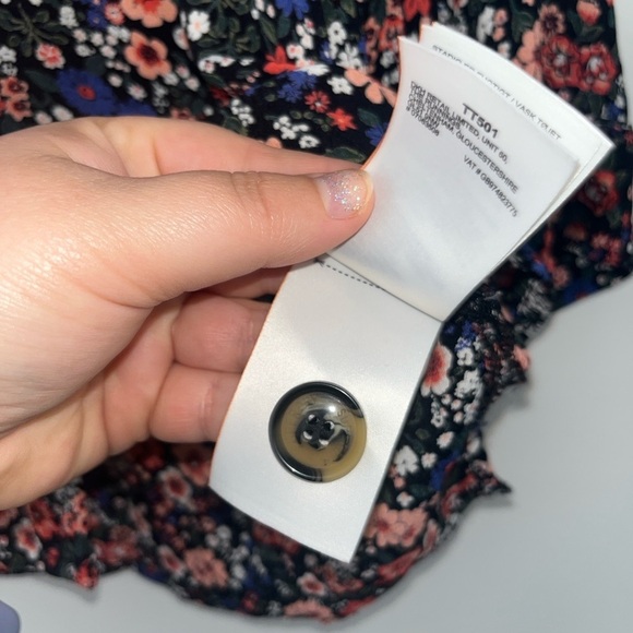 SUPERDRY Janie Floral Print Blouse Size 6 - Picture 9 of 13